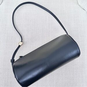 J. Crew Bordeaux Bag in Leather Black